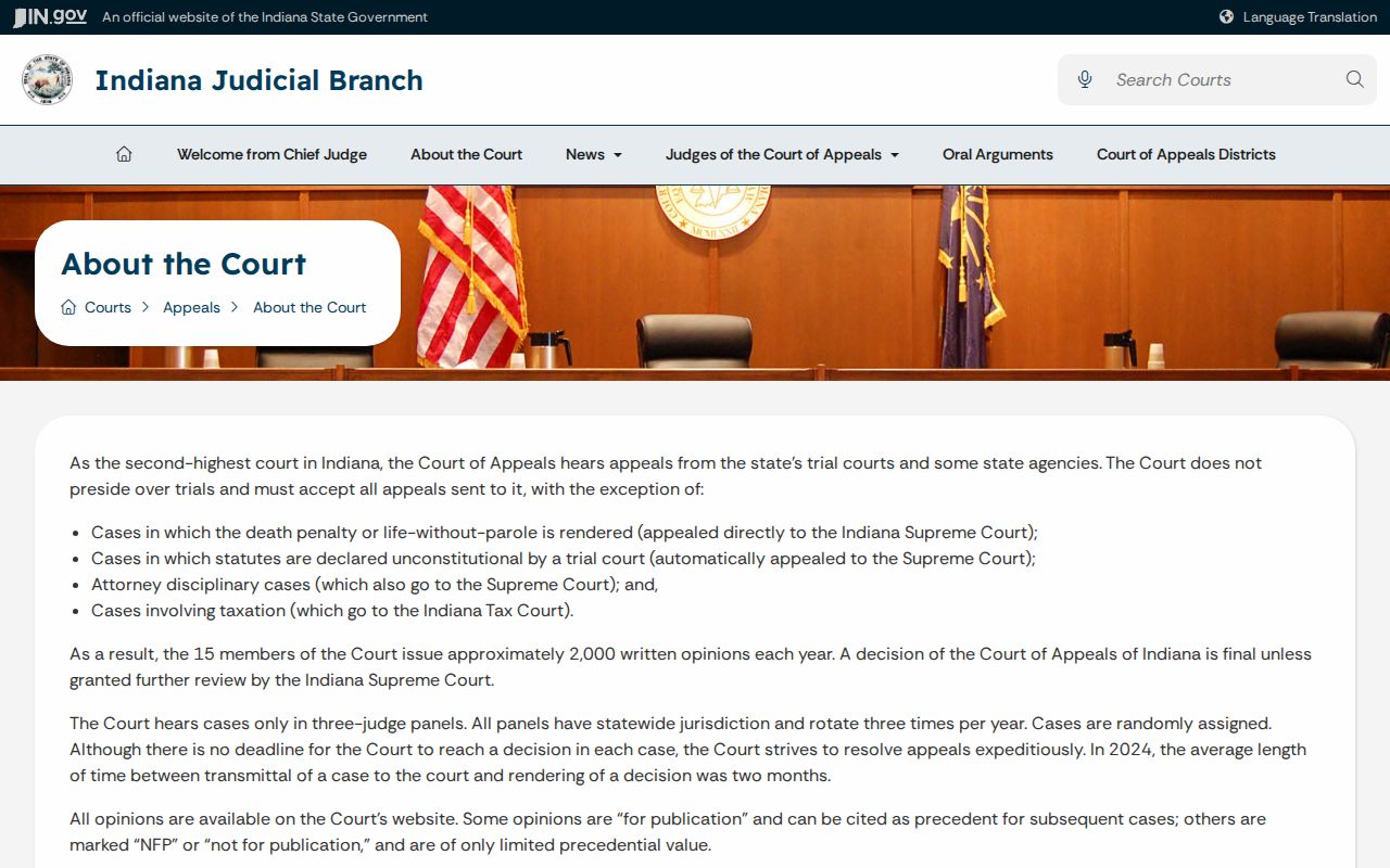 Martin County court docket Court of Appeals route